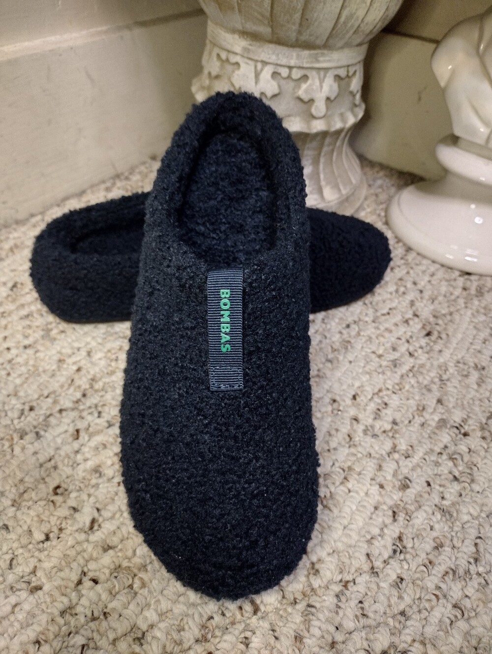 Bombas Women's Navy Sunday Slippers - Picture 2 of 7